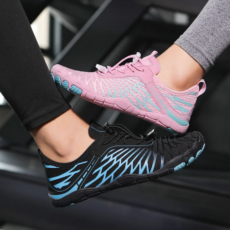 Adult Couple Water Sport Shoes Beach Swimming Men Women Wading Shoes Non Slip Quick-Dry Barefoot Sock Shoes Home Outdoo