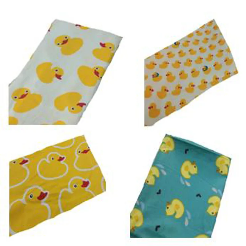 SoCute50x160cmYellowColorfulLittleChicksDucksPrintedCotton