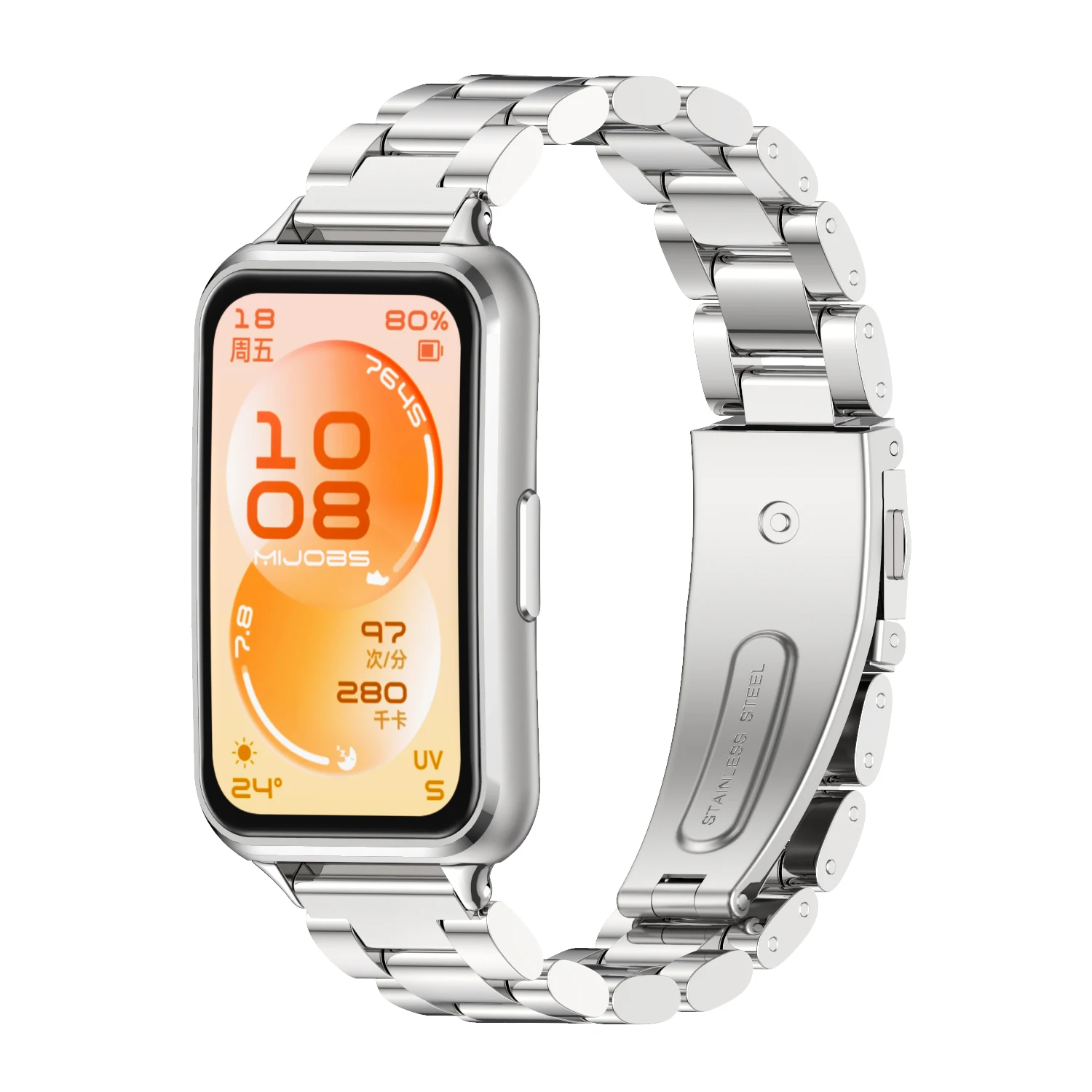 Stainless Steel Metal Watchband Strap