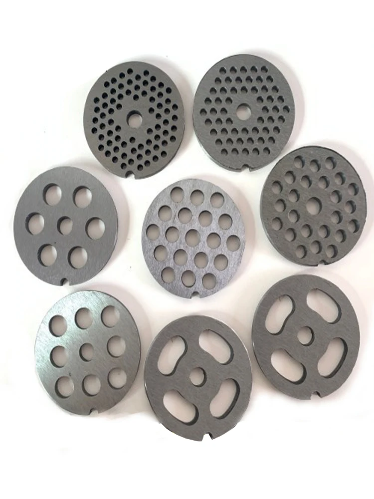 304StainlessSteelMeatGrinderBladeMincerPlateDiscReplacement