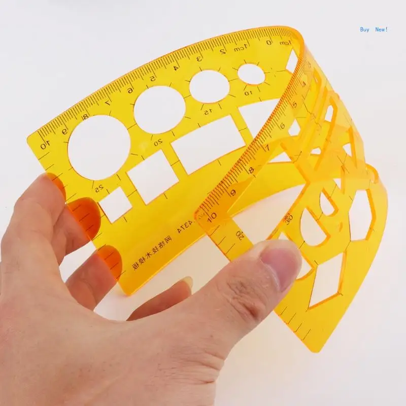 Network Technique Technical Drawing Template Ruler Drafting Measuring Tool New