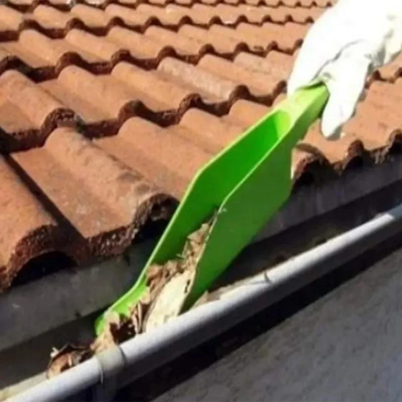 Gutter Cleaning Tools Getter Gutter Scoop Home Garden Roof Leaf Gutter Cleaning Shovel Tool Multipurpose Dirt Debris Remove Tool