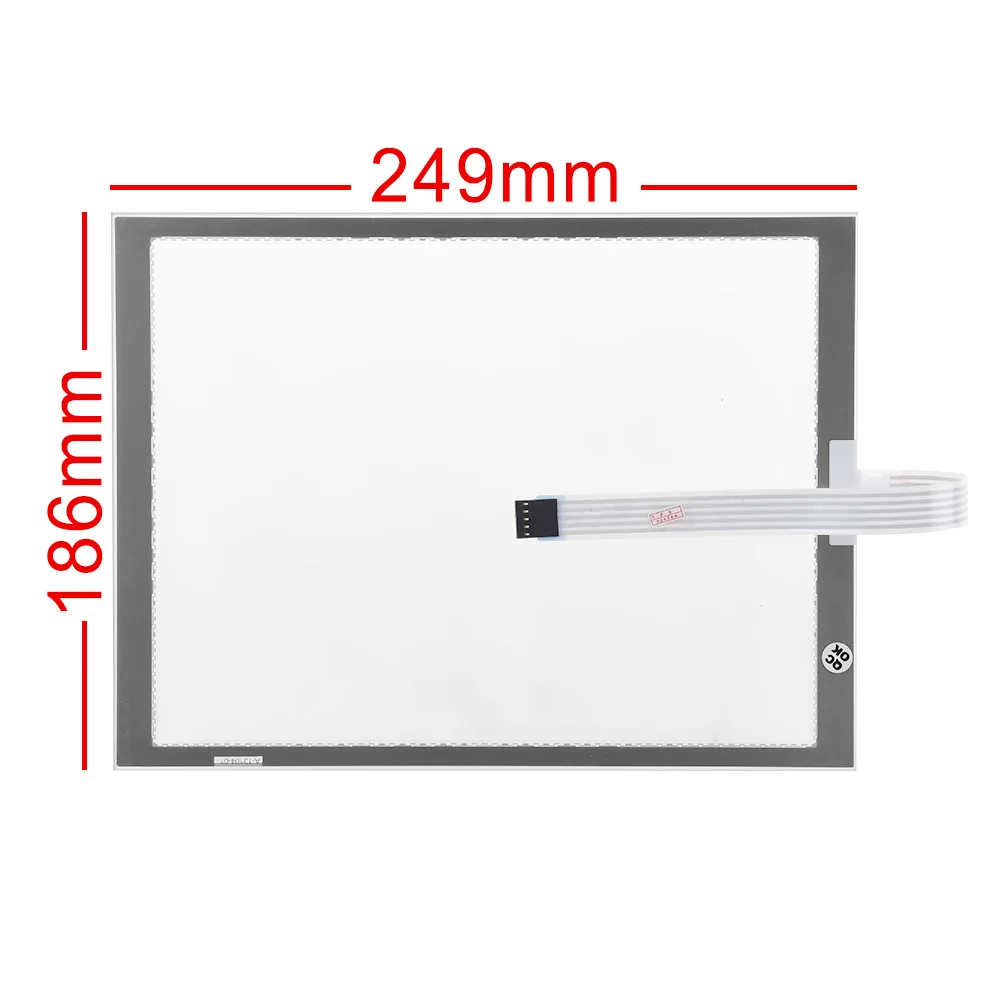 

10.4" 5-wire For T104S-5RA003N-0A18R0-200FH Resistive Touch Screen 249*186mm