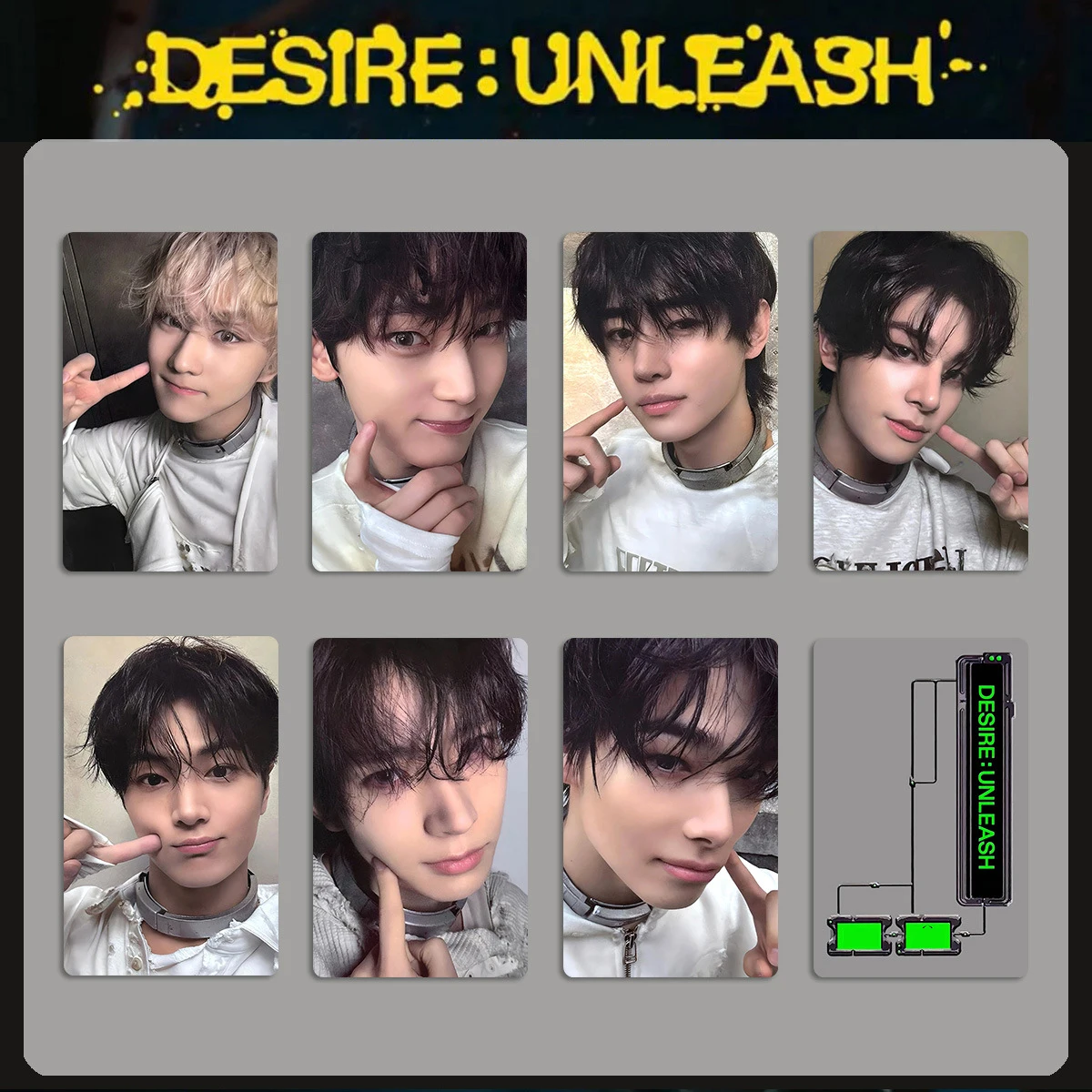 Kpop Album DESIRE UNLEASH Photocards TOWER HMV Special LOMO Card