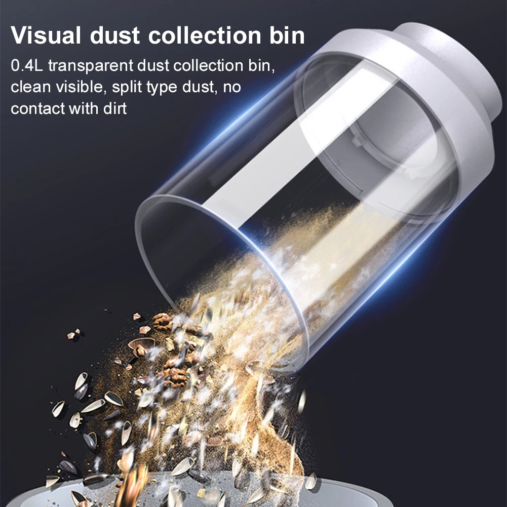 11000Pa Portable Cordless Car Vacuum 200W Blow & Suction Handheld Vacuum Wireless Car Cleaner for Home and Pet Hair