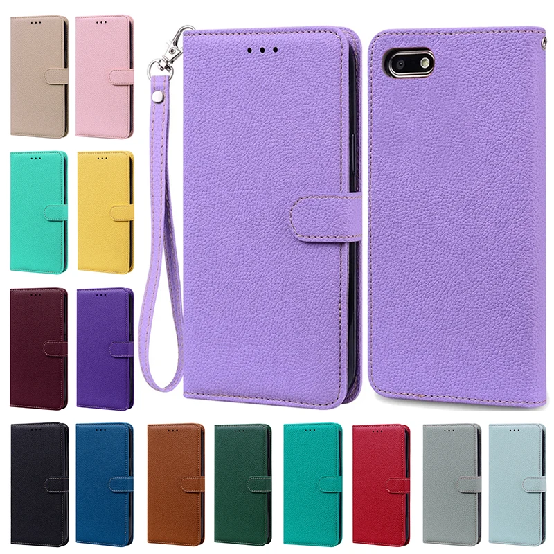 

Wallet Flip Phone Case For Huawei Y5 2018 Leather Cover For Huawei Y5 Lite 2018 Silicone Fundas For Huawei Y5 Prime 2018 Shells