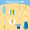 New Simulation Cleaning Tool Sweeping Toy Vacuum Cleaner Cleaning Kit Tool Trolley Baby Play House Housework Toys Gifts For kids 5