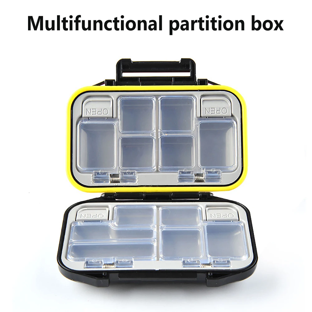Fishing Tackle Box Waterproof Multifunctional Fishing Lure Hooks Storage Box Container Fishing Tool Accessories