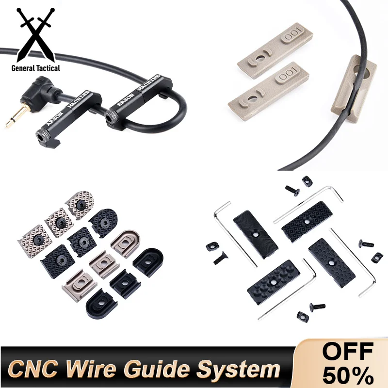実物 Arson Machine シングル・ダブルクランプセット Arson Picatinny WireGuide | ブラック - -米軍放出品販売