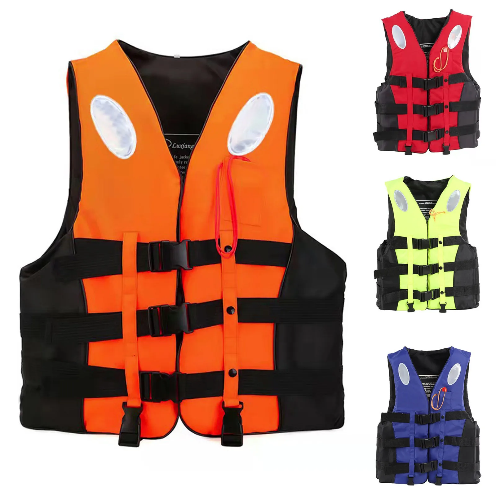 Outdoor Adult Kayak Vest High Buoyancy Swim Vest Unisex Adjustable Safety Jacket Great For Boating Swimming Watersports and More,life jacket