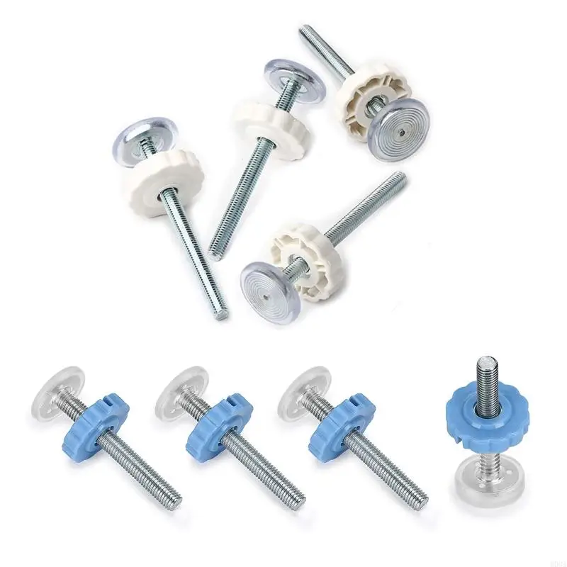 4pcs/pack Steel Screw Nut Staircase Fix Pets Baby Safety Sturdy Gate Bar Install Household Secure Accessory