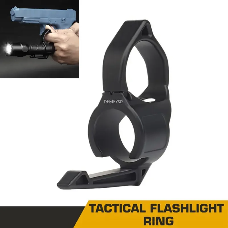 TacticalFlashlightRingAdapterPortableShootingFingerRing