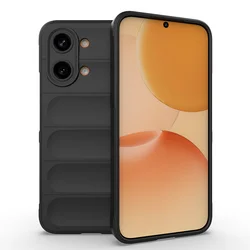 Skin Feeling Flexible Silicone Shockproof Protective Case for Poco X8 Pro (Black)