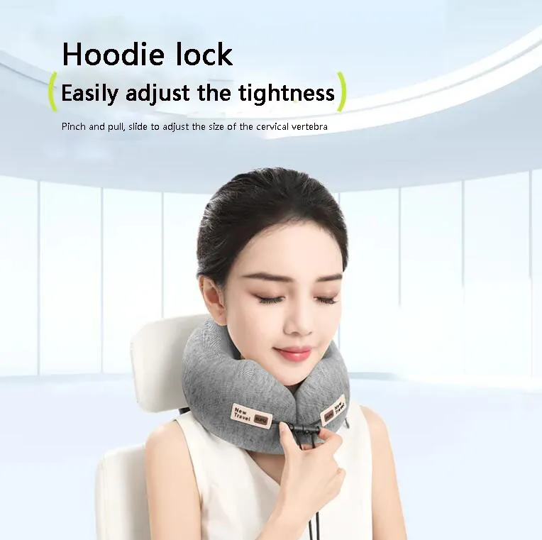 U Shaped Memory Foam Neck Pillows Soft Slow Rebound Space Travel Pillow Sleeping Airplane Car Pillow Cervical Healthcare Supply 2