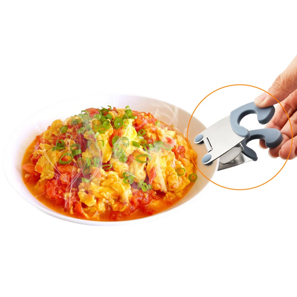 Stainless Steel Pot Side Clips Anti-scalding Spoon Holder Kitchen Gadgets Rubber Kitchen Gadgets Soup Pot Fixing Clip kitchen utensil holder kitchen accessories kitchen organizer kitchen tool kitchen holder clip silicone kitchen holder kitchen anti scald holder