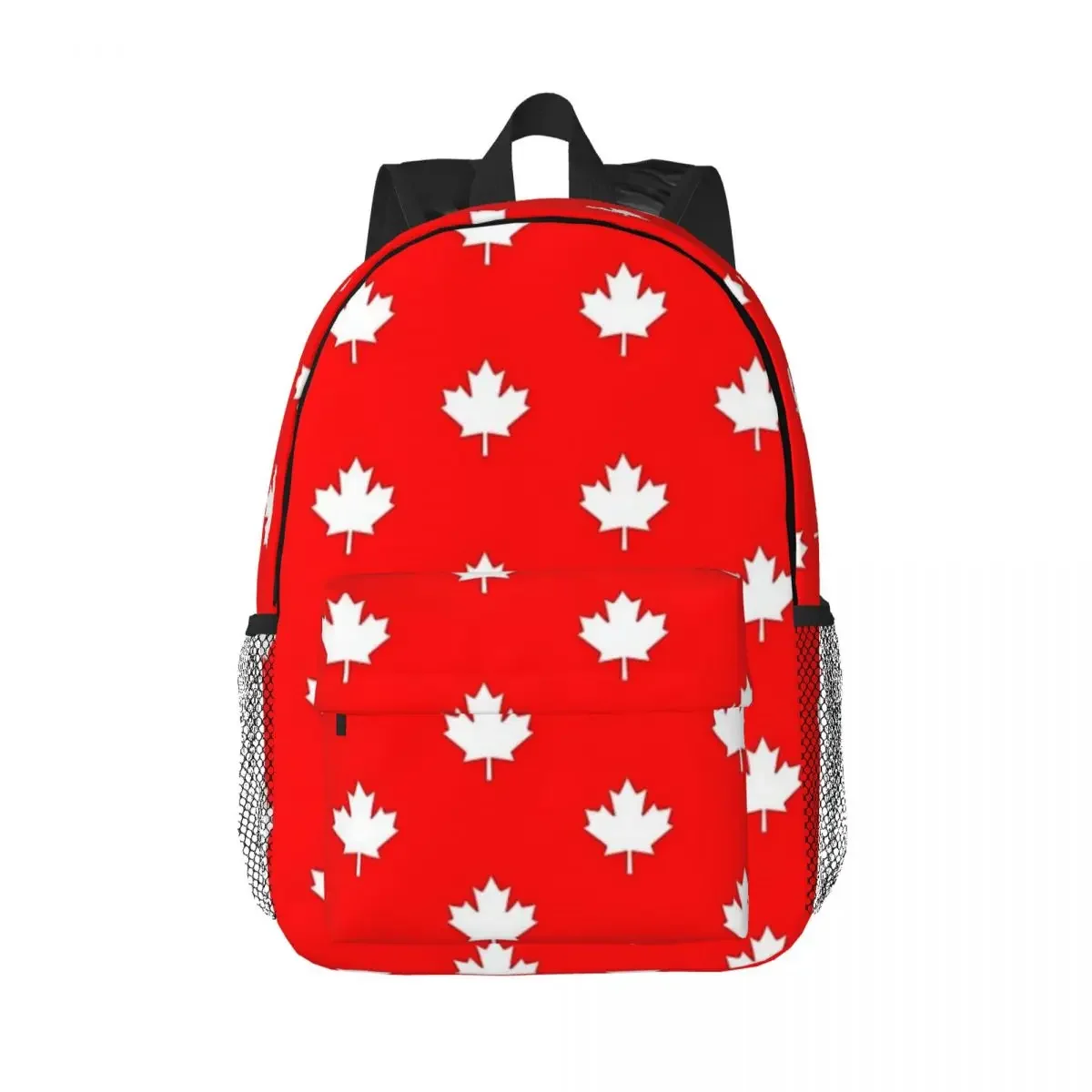 

Canada Maple Leaf Flag Emblem Backpacks Teenager Bookbag Casual Children School Bags Travel Rucksack Shoulder Bag Large Capacity