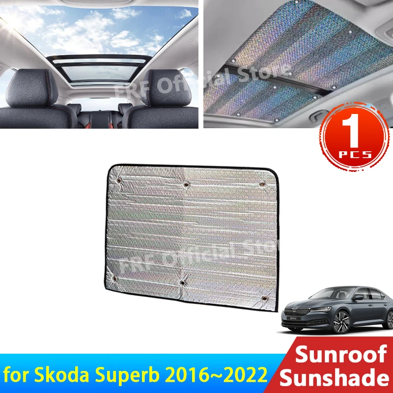 

Солнцезащитный козырек на крышу для Skoda Superb 3 B8 MK3 3V iV 2016 ~ 2022 2020 2019 2018 2017