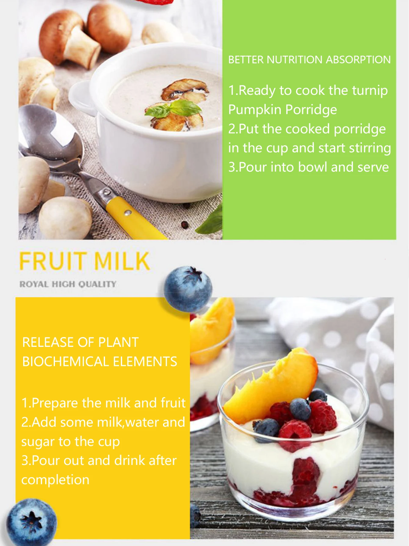 Sokany Plug-in Multifunctional Juicer, Blender, Easy To Operate And Clean, Large Capacity And Powerful 450W Motor 4