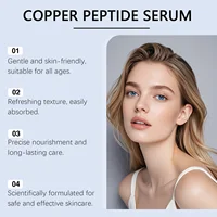 Sérum au cuivre et aux peptides anti-âge pour le visage, raffermissant, liftant, atténuant les ridules, resserrant les pores, hydratant, à l'acide hyaluronique, soin de la peau 2