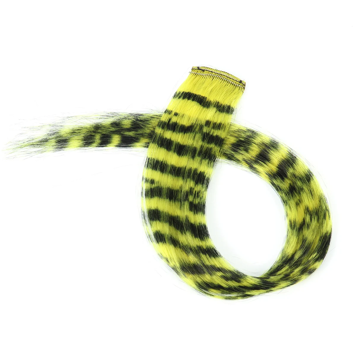 Extensiones de cabello de plumas, pelo sintético de colores, extensión de cabello falso colorido, pelo liso de colores mezclados para mujeres y niñas