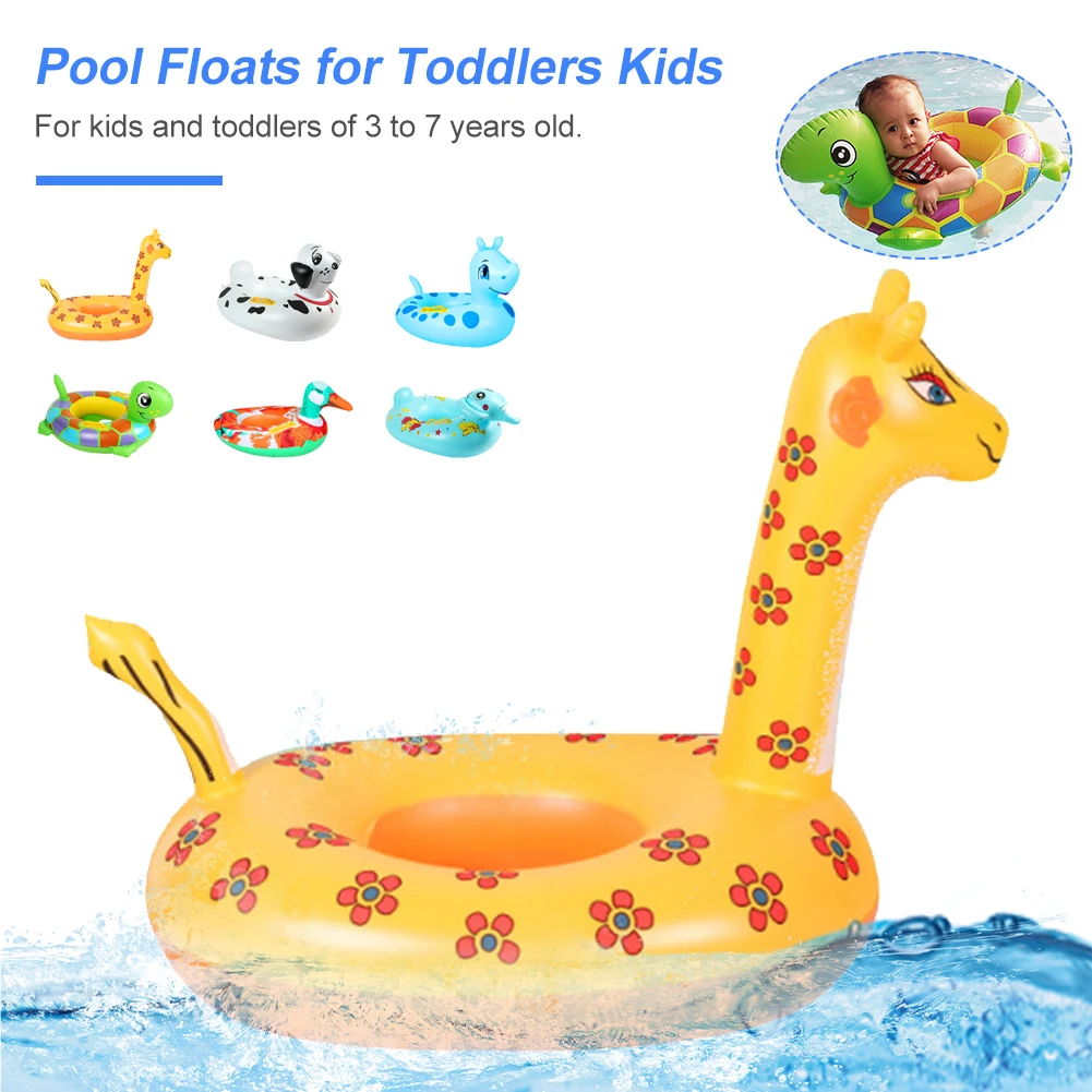 PoolFloatsforToddlersKidsInflatablePoolToysBabySwimmingRing