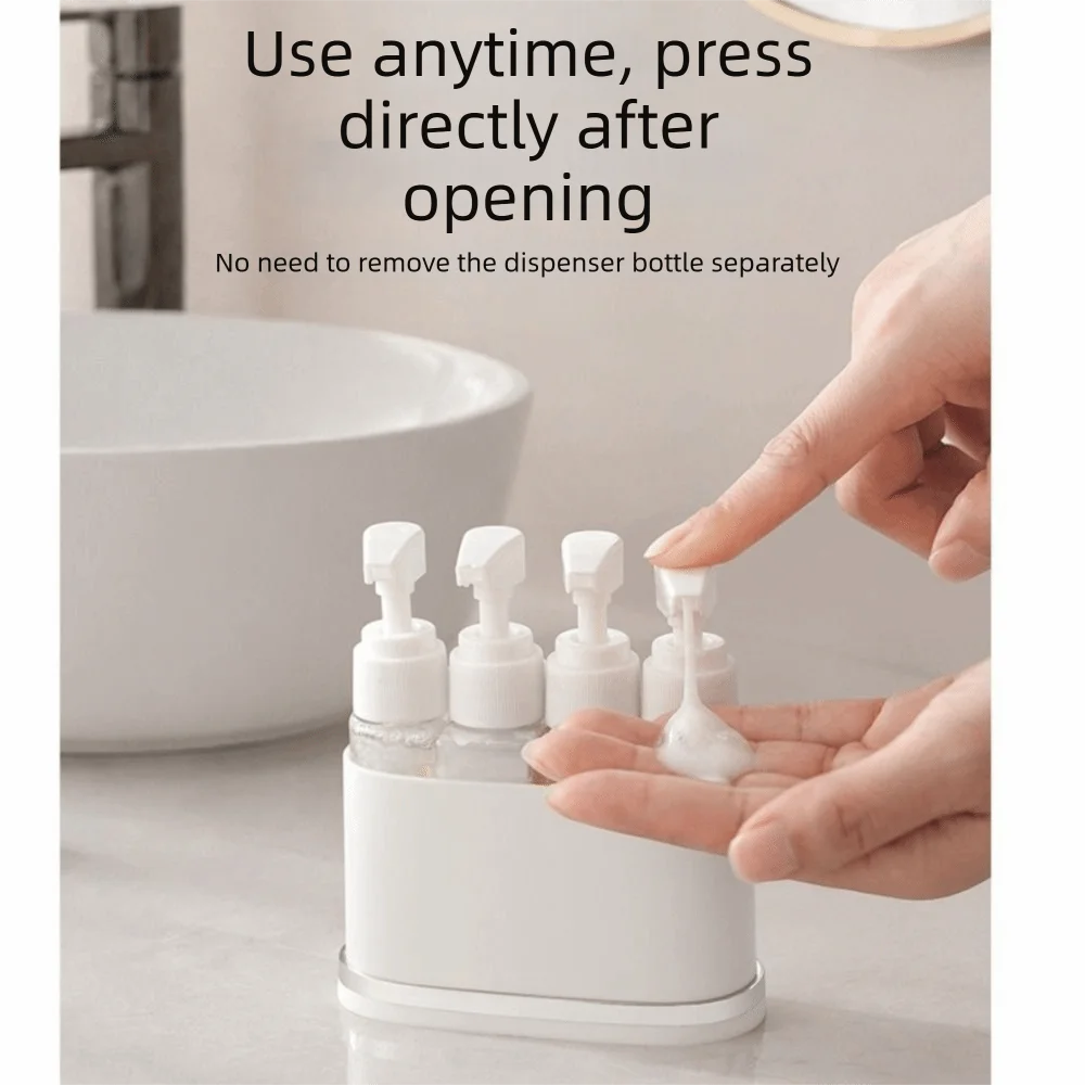 Compact Leak-Proof Travel Toiletry Bottle Set - Reusable and Portable