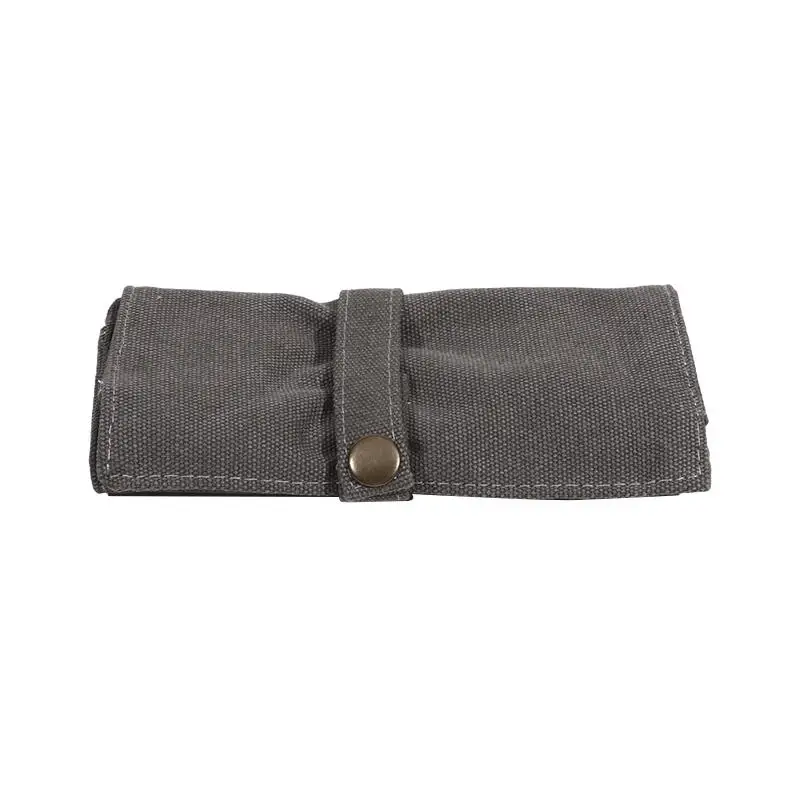 Premium Canvas Watch Band Roll Organizer with 5 Individual Slots, Portable Travel Stora... - SKU WBRO1546 - UGI Packaging