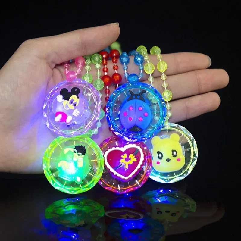 LEDFlashingNecklaceLuminousNecklaceChildrenPendantGirlsRave