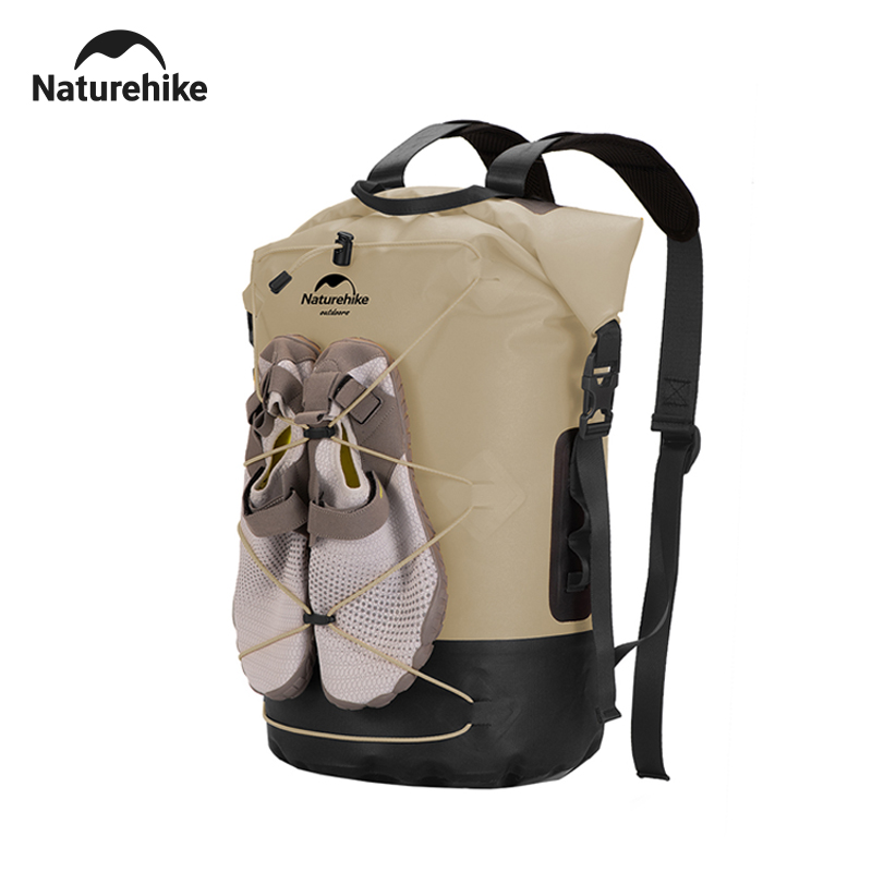 Naturehike Outdoor Waterproof Bag Wet & Dry Separation Outdoor Portable 20-40L Large Capacity Trail Bags Diving Backpack