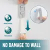TAILI Hanging Wall Hooks with Adhesive Strips Utility Hooks for Home Storage 4 Hooks and 6 Strips Included, Damage Free for Wall 5