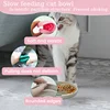 Pet Slow Feeder Bowl Cat Dog Silicone Non slip Slower Food Feeding Dishes Durable Pet Bowl for Large Medium Small Dogs Puppy 4