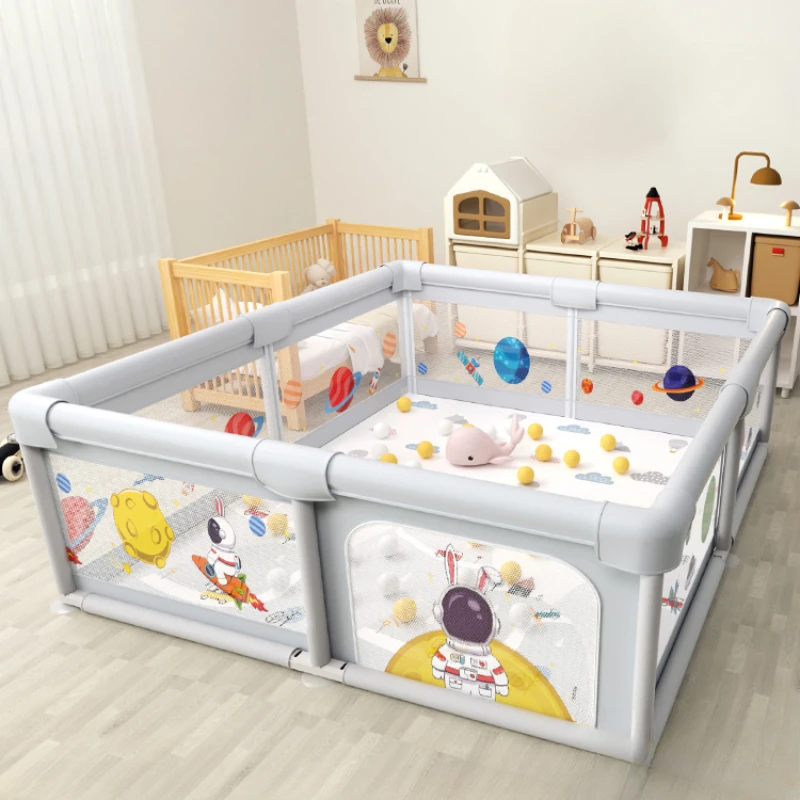 Baby Playpen Washable Guardrail Indoor Crawling Protective Mat Sponge To Prevent Bumps