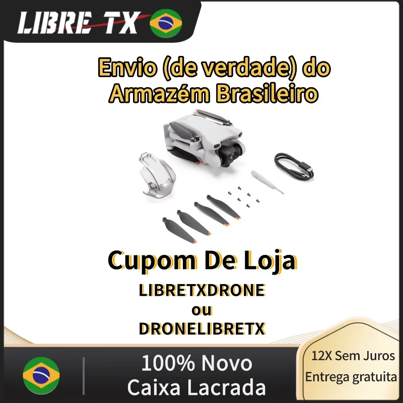 Mini 3 / Mini 4 Pro  RC-N1/ RC-N2 (Sem Tela) Conjunto de acessórios de lâmina para vídeo HDR 4K