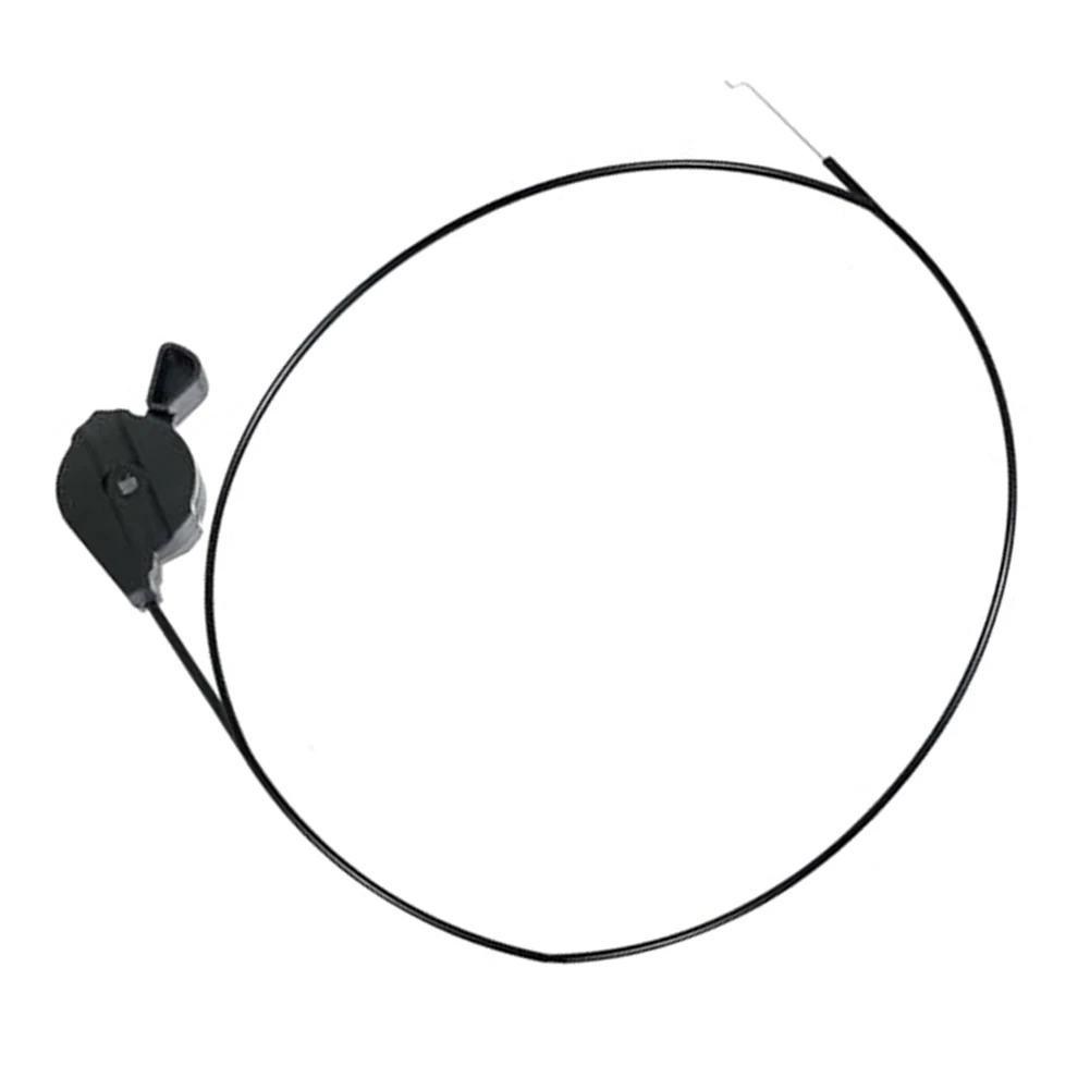 72 Inch Throttle Cable for Lawn Mowers Black Replacement Control Line Compatible with For most Push and Riding Mowers