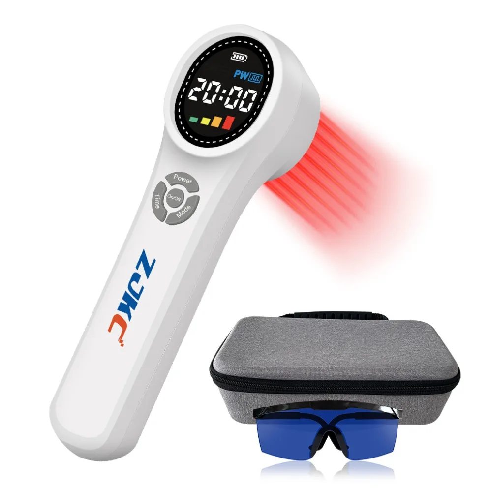 

ZJKC Low-level Infrared Light 980nm 810nm 660nm Cold Laser Therapy Device for Joint Muscle Recovery Physiotherapy Instrument