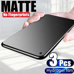 Soft Matte Hydrogel Screen Protector - 3 Pack, Anti - Fingerprint for 3Pcs Front Film