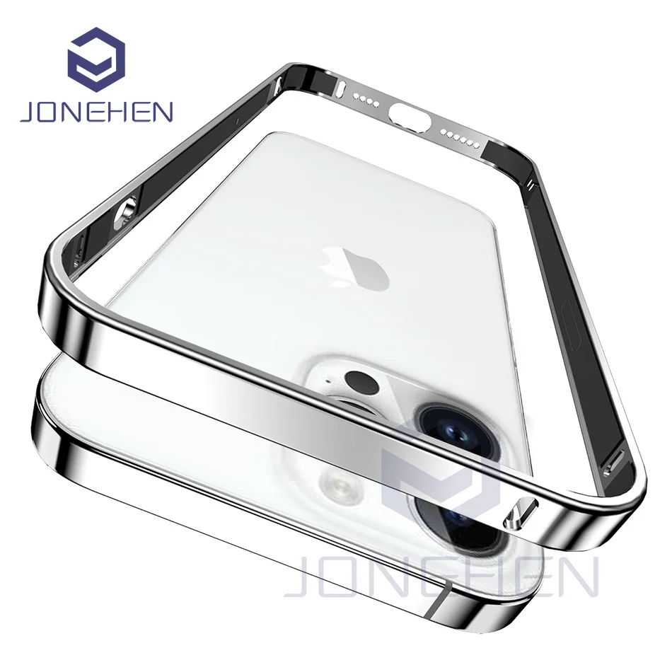 Luxurious Thin Aluminum Metal Frame Protective Back - Light Alloy Bumper Case