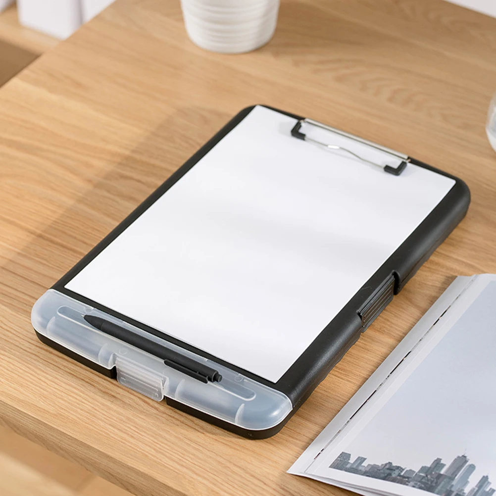 A4 File File Document Stand Writing Pad Memo Clip Board Clips Paper Multifunction Paper Holder School Supplies Office