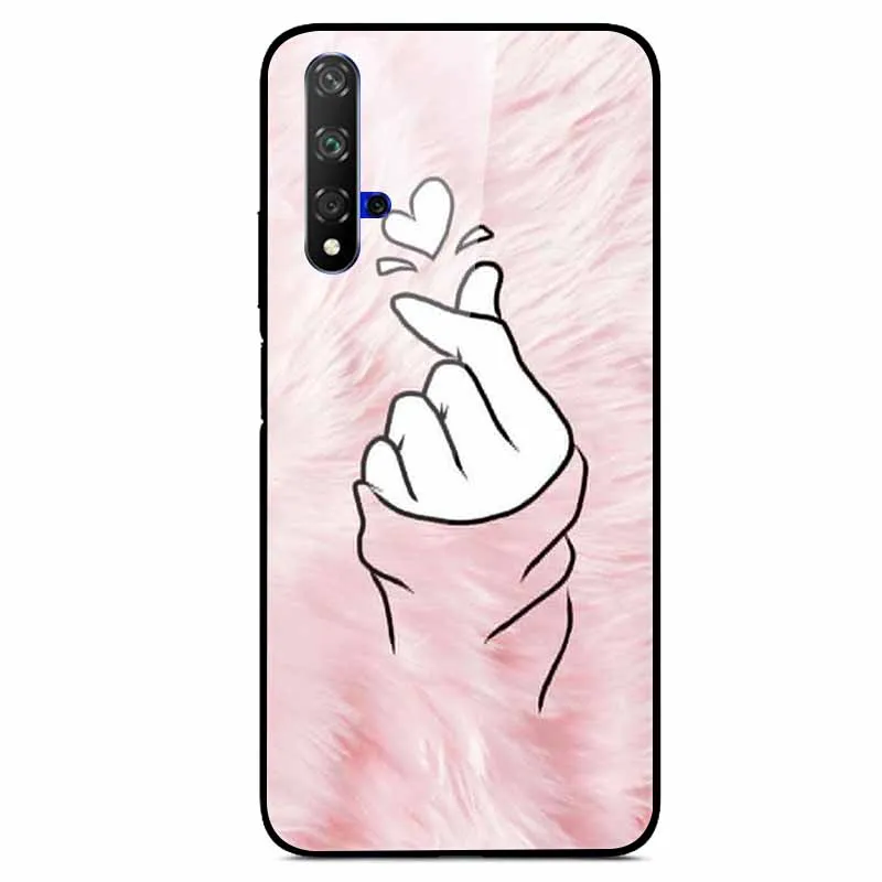 Premium Tempered Glass Hard Back Cover for Huawei Honor 20 Series