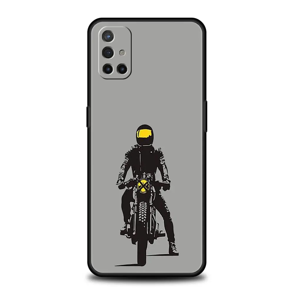 Sleek Motorcycle-Themed Phone Case Cover