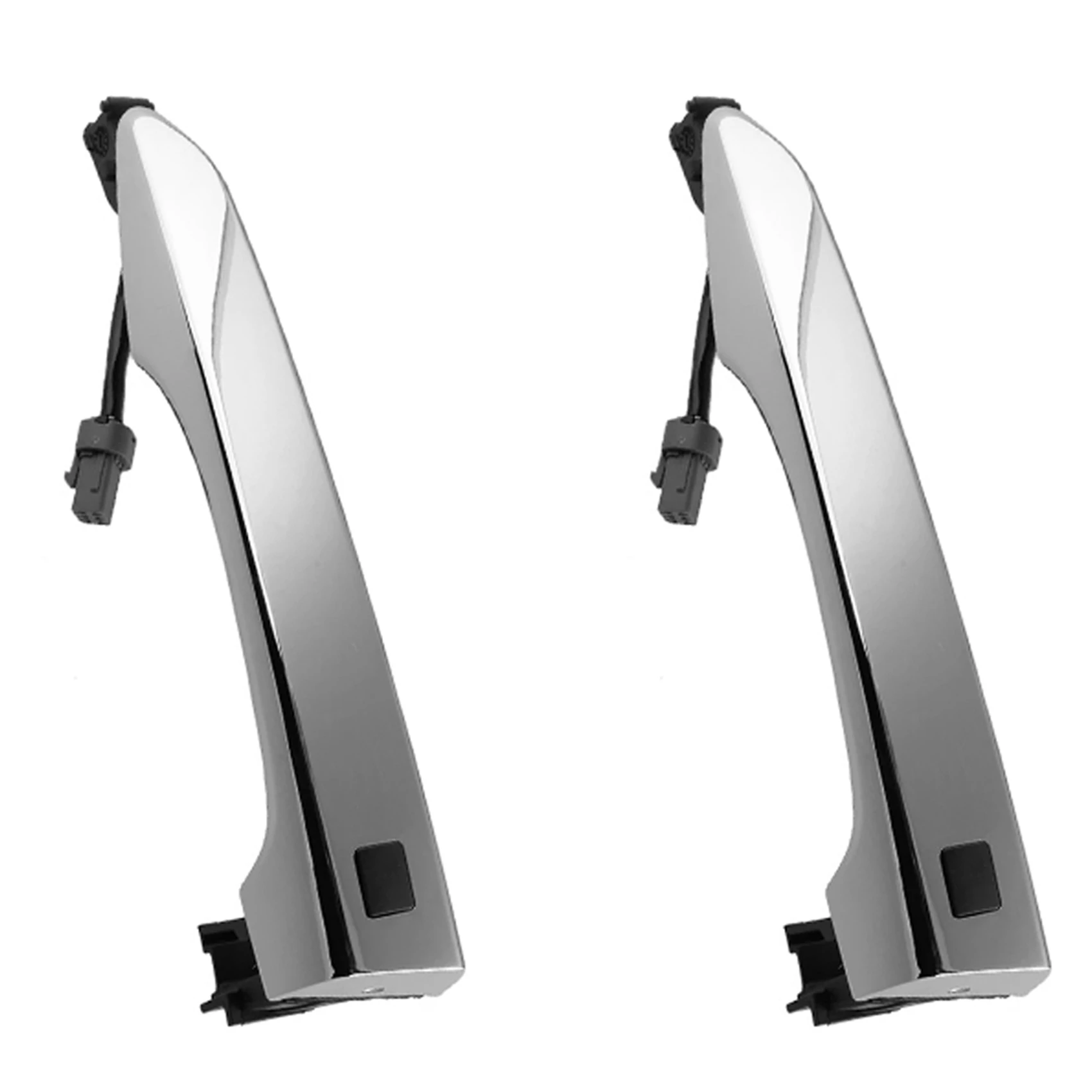 2X 82651D3710 Chrome Exterior Front Left Door Smart Key Handle Fit for