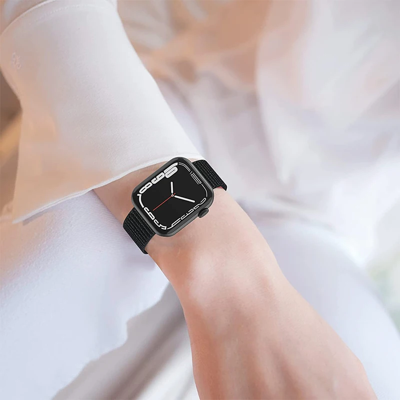 Nylon Strap For Apple Watch Band Ultra 9 8 7 SE 6 5 3 38MM 42MM 40MM 44MM smartwatch Accessorie bracelet iWatch serie 45MM 41MM