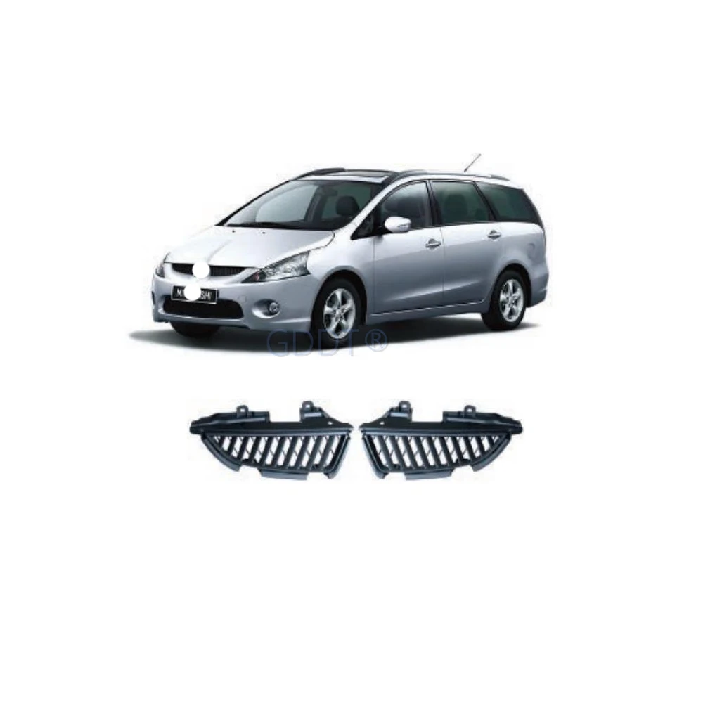 2 Piece 2005-2007 Silve Greye Grille for Grandis Front Bumper Nets Left and Right Side 2 Pieces Kit NA