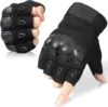 1 Pair Tactical Fingerless Half Finger Motorcycle Motocross Non-slip Guantes Moto Outdoor Sport Motorbiker Racing Gloves 1