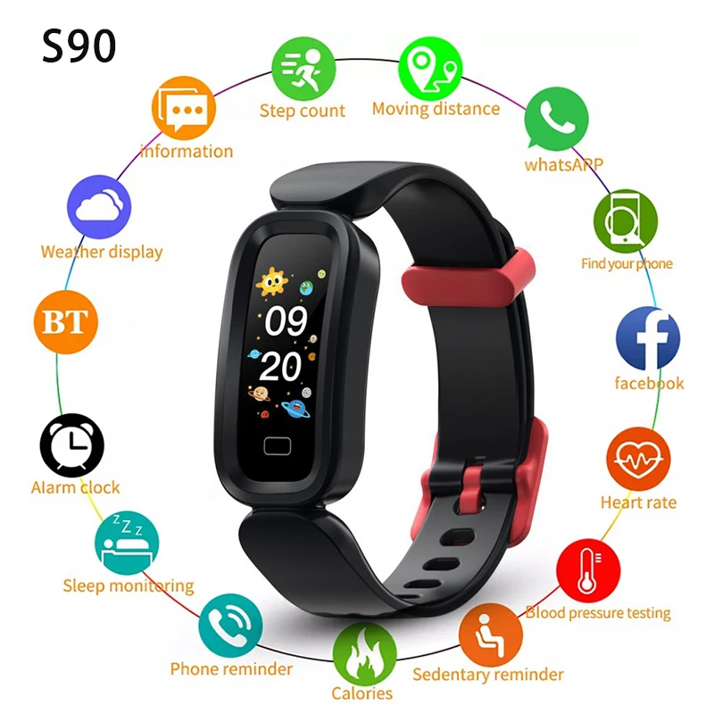 New Children's Smart Watch GPS Track Record Body Temperature Heart Rate Blood Pressure Monitoring Smartwatch Gift For Kids