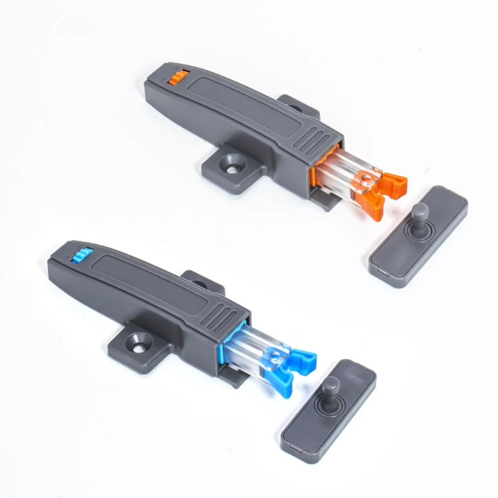 5 Pack Rebound Self Locking Device,Push to Open Cabinet Catches,Adjustable Kitchen Buckel Locks,Cabinet Push Latches