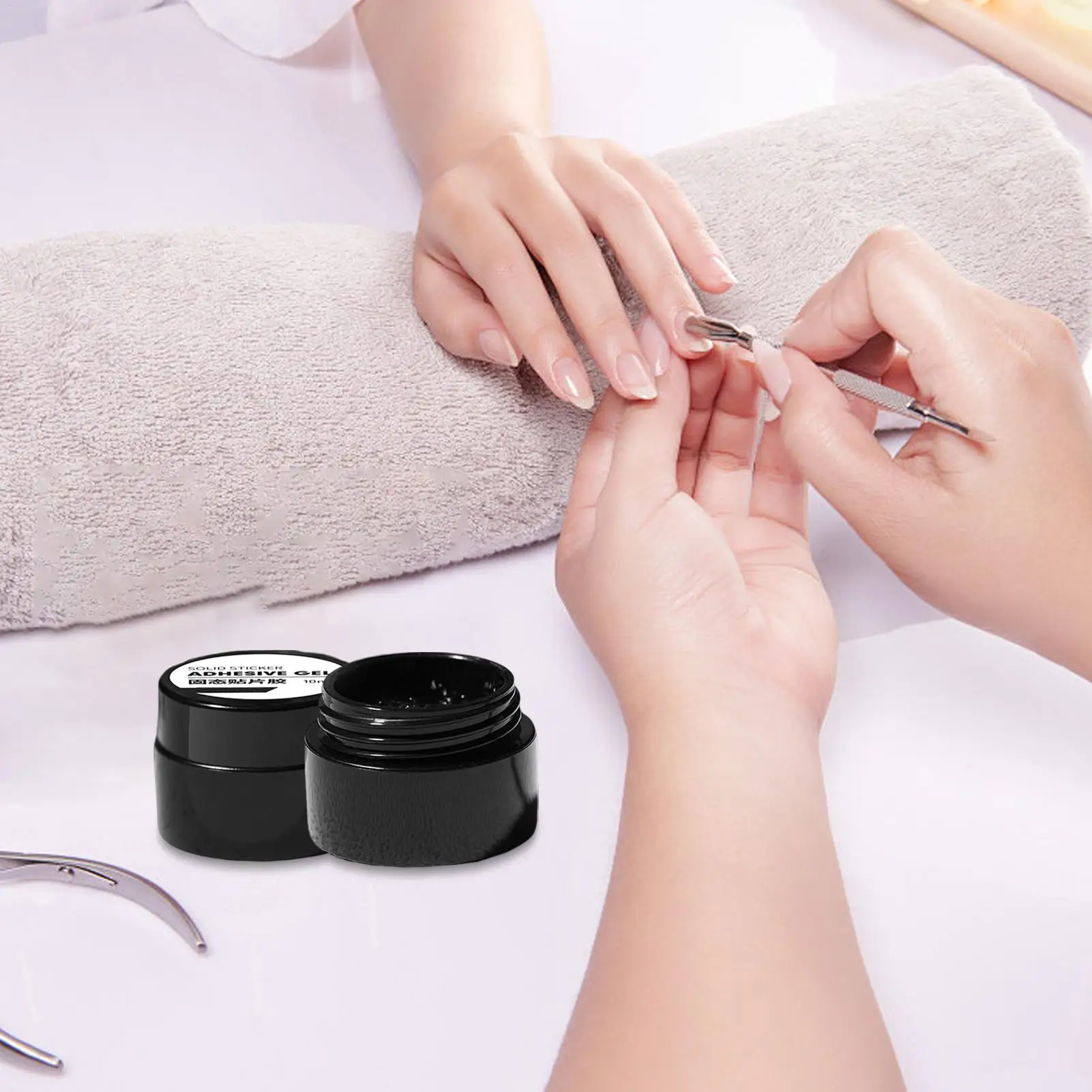 Colla Gel SolidNail per Unghie Finte 10ml, Adesione Forte e Duratura, Colla per Unghie Artificiali - immagine 3