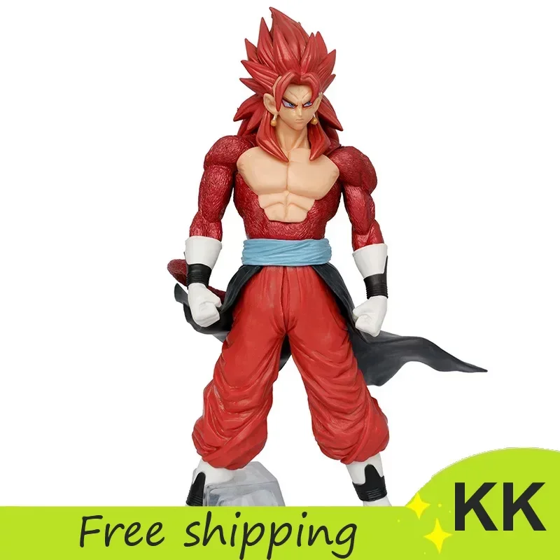 

26.5cm Dragon Ball Anime Figure Super Saiyan 4 Vegetto Statue Action Figurine Collection Desktop Ornaments Pvc Model Gift Toys