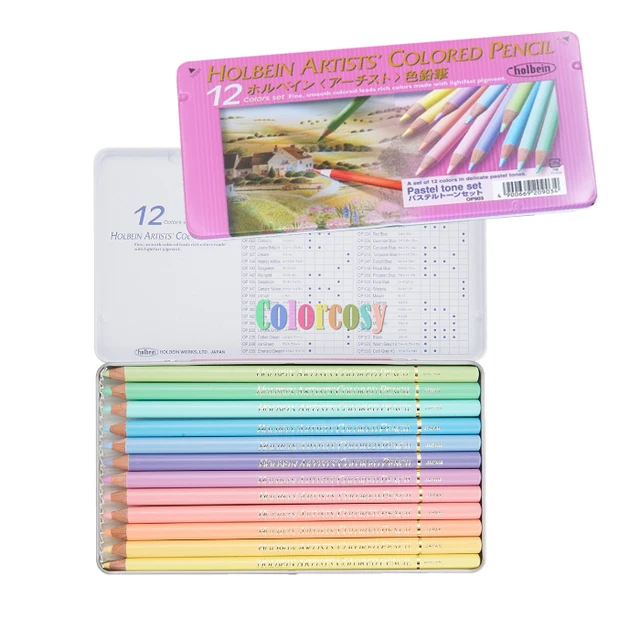 Holbein Artists Colored Pencils 100 Colors Set Paper Boxed Op940,rich  Pigments Material,vibrant Colors Drawing Blending Painting - Wooden Colored  Pencils - AliExpress