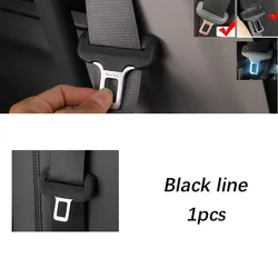 Universal Car Seat Belt Buckle Protector Cover Accessories (Small black)